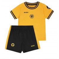 Wolves Fußballbekleidung Heimtrikot Kinder 2024-25 Kurzarm (+ kurze hosen)